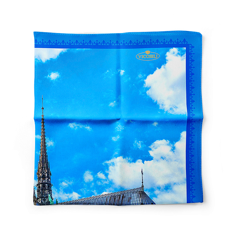 Хустина з натурального шовку Notre Dame de Paris 1